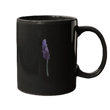 Discover Lavender Flower Illustration Mugs