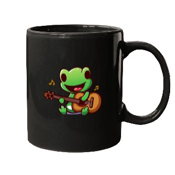 Discover Grooving Frog guitarist Mugs