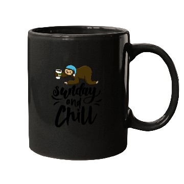 Discover Sunday & Chill Sloth Mugs
