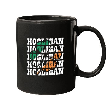 Discover Hooligan Irish Flag Clover Leaf Mugs