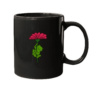 Discover Flower Frog Mugs