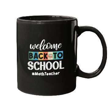 Discover Welcome Back to School Math Teacher Student Cooler Mugs