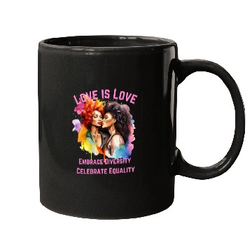 Discover Love is Love Embrace Diversity, Celebrate Equality Mugs