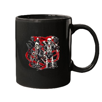 Discover skull biker Mugs