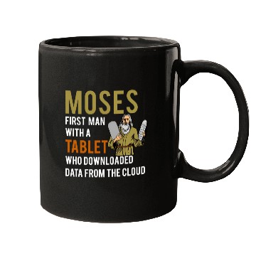 Discover Jewish Passover Moses Tablet Data Cloud Computing Mugs