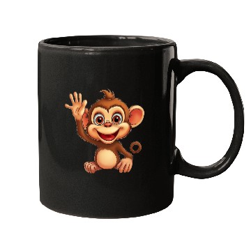 Discover Cute Monkey for Kids for a Kid Mugs