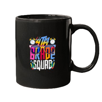 Discover Fourth Grade Squad Teacher Student Funny Mugs