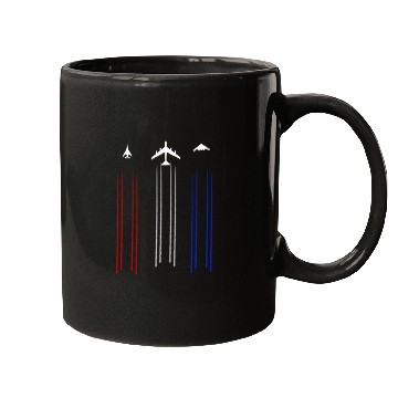 Discover B-2 rit B-1 Lancer B-52 Bomber Airplane Mugs