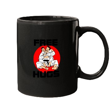 Discover Free hug with text 'Free' Hugs Mugs