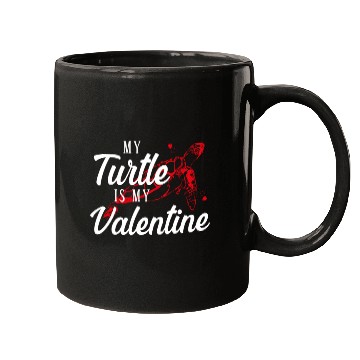 Discover Sea Turtle Tortoise Valentines Day Mugs
