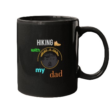 Discover Hiking with dad Mugs