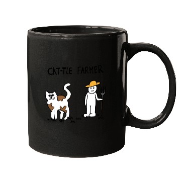 Discover Cattle Cat Farmer Mugs