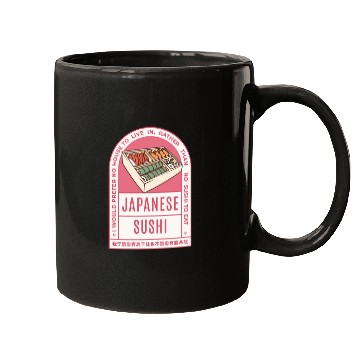 Discover Retro Sushi Lover Quote Mugs