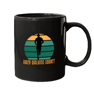 Discover Race walking addict, Race walking Mugs