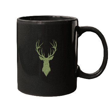 Discover Graceful Buck Deer Silhouette Mugs