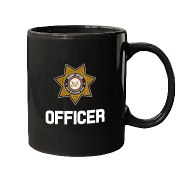 Discover Security Officer Enforcement Badge Police Guards U Mugs