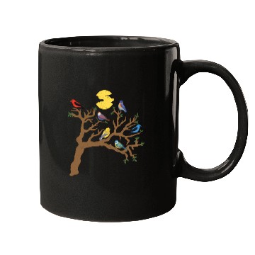 Discover Wild Nature With Trees And Birds Mugs