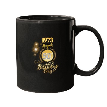Discover 50th birthday, August 1973. Mugs