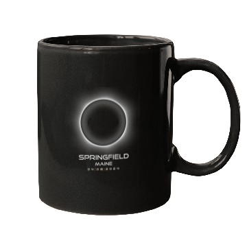 Discover 2024 Springfield Maine Eclipse Souvenir Memento Mugs