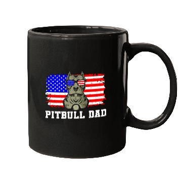 Discover Pitbull Dad Mugs