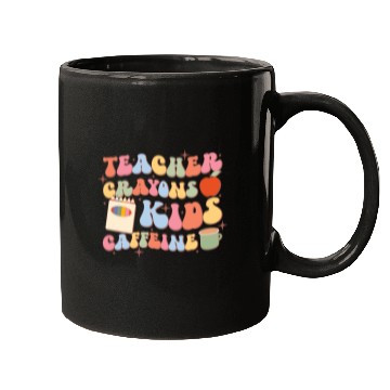 Discover Teacher Crayons Kids Caffeine, Back To School Mugs
