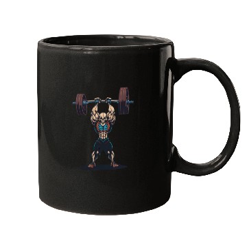 Discover Skeleton Powerlifting at the Gym Mugs