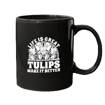 Discover Tulip Gardening Tulips Mugs