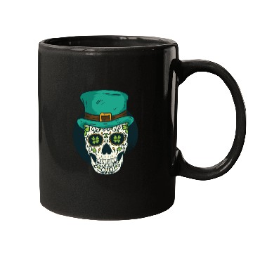 Discover St. Patrick's Day Skull Mugs