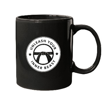 Discover Martial Arts Unleash your inner beast Mugs