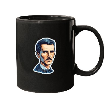 Discover Nikola Tesla Physics Geek Nerd Mugs