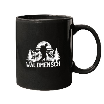 Discover Forest Man Hiking Nature Lovers Mugs