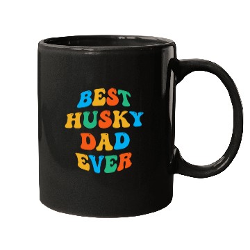 Discover Best Husky Dad Ever Mugs