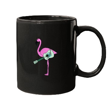 Discover Flamingo With Guitar Mugs