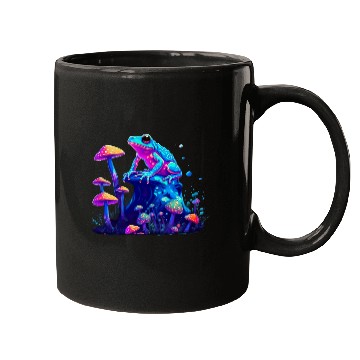 Discover Aesthetic Frog Mushrooms Frogs for a Mushroom Mugs