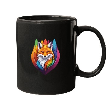 Discover Beautiful colorful Fox Mugs