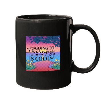 Discover Going to Therapy is Cool: Normalize Mental Health Mugs