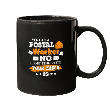 Discover Yes I m A Postal Worker Funny Postman Mail Mugs