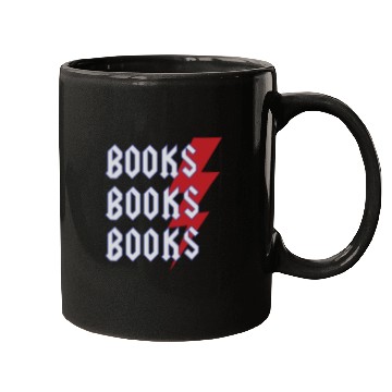 Discover Reading Teacher Cool Books Thunderbolt Men Women Mugs