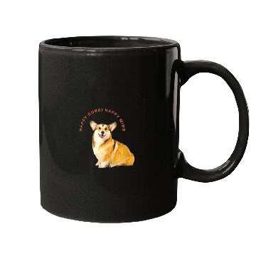 Discover Happy mind happy corgi Mugs