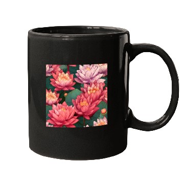 Discover Serenity Blooms: Timeless Lotus Pattern Mugs