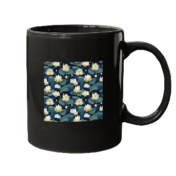 Discover Serenity Blooms: Timeless Lotus Pattern Mugs
