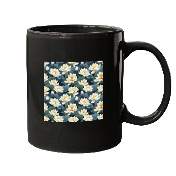 Discover Serenity Blooms: Timeless Lotus Pattern Mugs