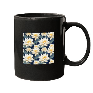 Discover Serenity Blooms: Timeless Lotus Pattern Mugs