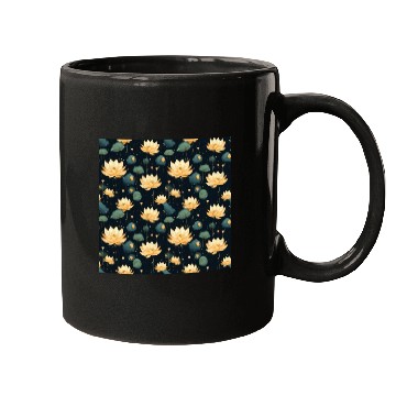 Discover Serenity Blooms: Timeless Lotus Pattern Mugs