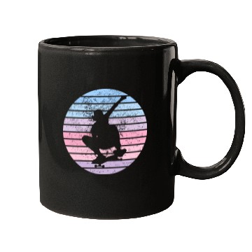 Discover Skateboard vintage sun Mugs