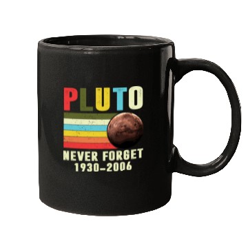 Discover Pluto Never Forget 1930 2006 Mugs