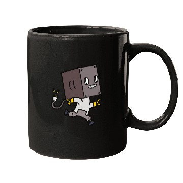 Discover Running Kid Robot Smiling Mugs