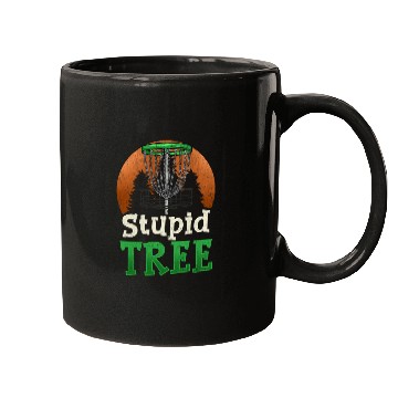 Discover Stupid Tree Disc Golf T Funny Frisbee Golf Mugs
