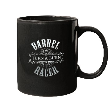 Discover Barrel Racer Turn Burn Lean Into It Rodeo Racing Mugs