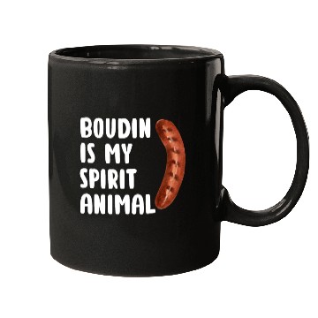 Discover Boudin is My Spirit Animal, Funny Louisiana Cajun Mugs